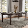 thumbnail image 1 of Furniture of America Arvin 90" Removable Leaf Extendable Dining Table, Espresso, 1 of 12