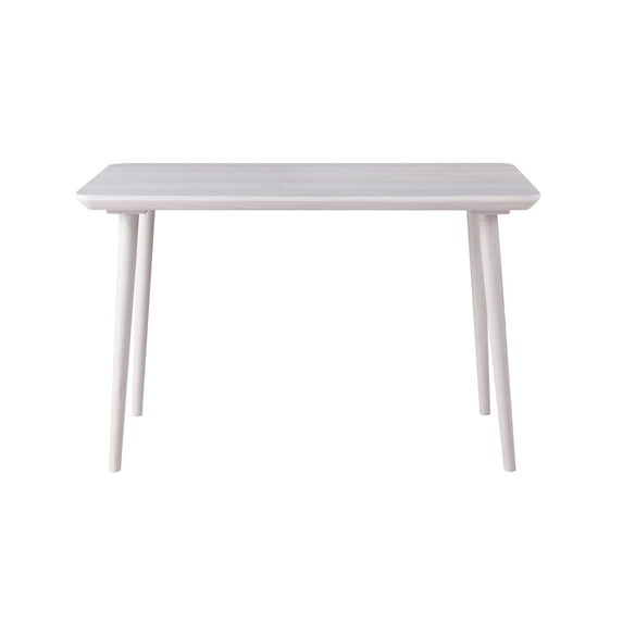 Furniture of America Asa Mid-century Modern Wood Writing Desk in White Oak Finish