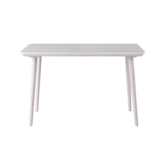 Furniture of America Asa Mid-century Modern Wood Writing Desk in White Oak Finish