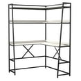 thumbnail image 1 of Furniture of America Asher 48-in Corner Writing Desk Ft. USB Outlet in Black Metal, 1 of 1
