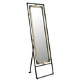 thumbnail image 1 of Furniture of America Asher Metal 51-in Standing Mirror, Sand Black, 1 of 4