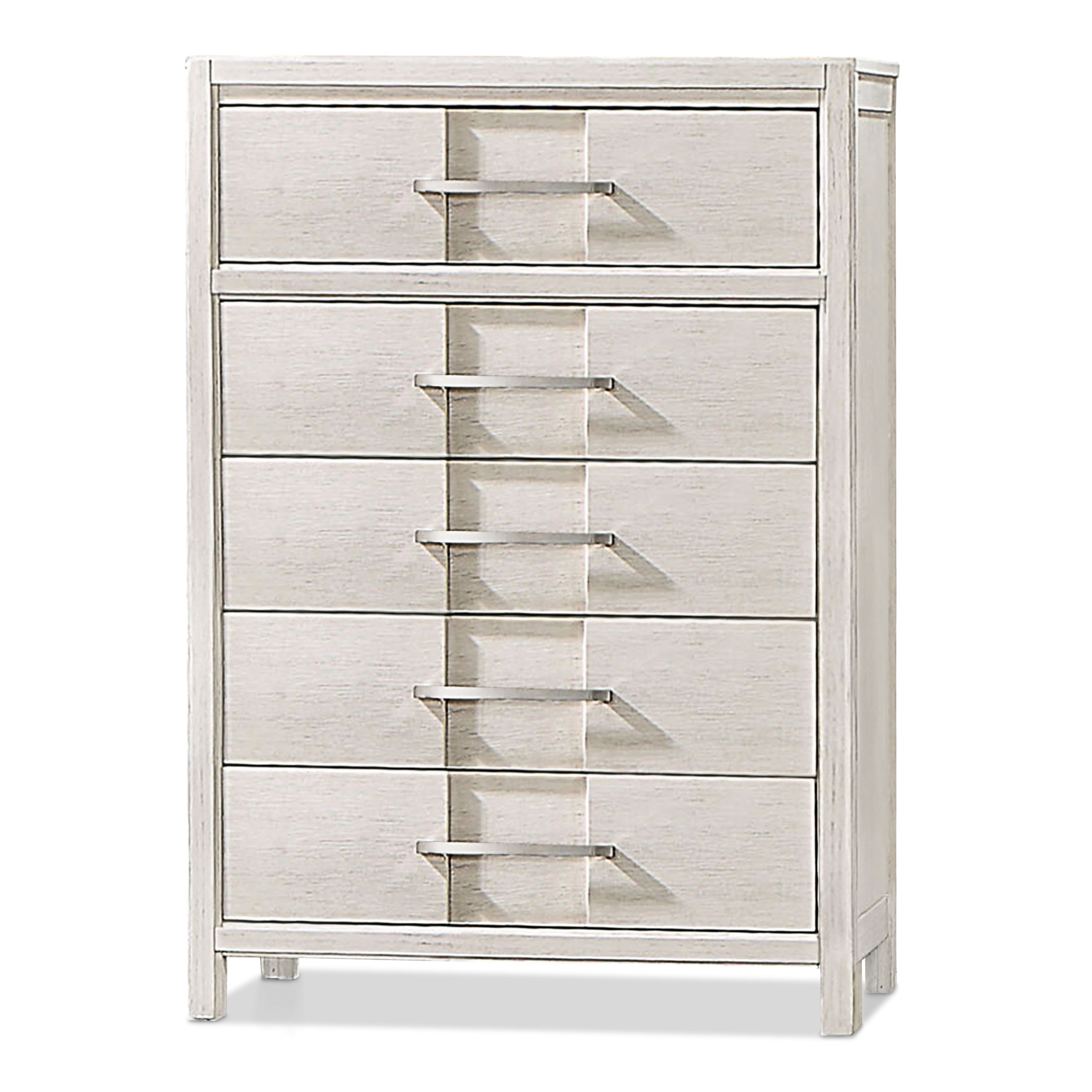 Furniture of America Austin Adult Transitional 5-Drawer Vertical Dresser, White