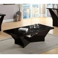 thumbnail image 1 of Furniture of America Avens Contemporary Wood Geometric Coffee Table in Black, 1 of 4