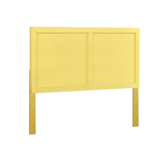 Furniture of America Belina Cottage Wood Headboard, Full/Queen, Yellow