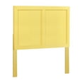 thumbnail image 1 of Furniture of America Belina Cottage Wood Headboard, Twin, Yellow, 1 of 5