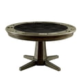 thumbnail image 1 of Furniture of America Bellamy Wood Round Multi-Purpose Gaming Table in Gray, 1 of 9