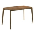 thumbnail image 1 of Furniture of America Benn 59" Rectangle Counter Height Dining Table, Walnut, 1 of 6