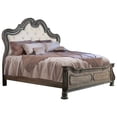 thumbnail image 1 of Furniture of America Bennton Cal King Wood Panel Bed in Rustic Natural Tone, 1 of 4