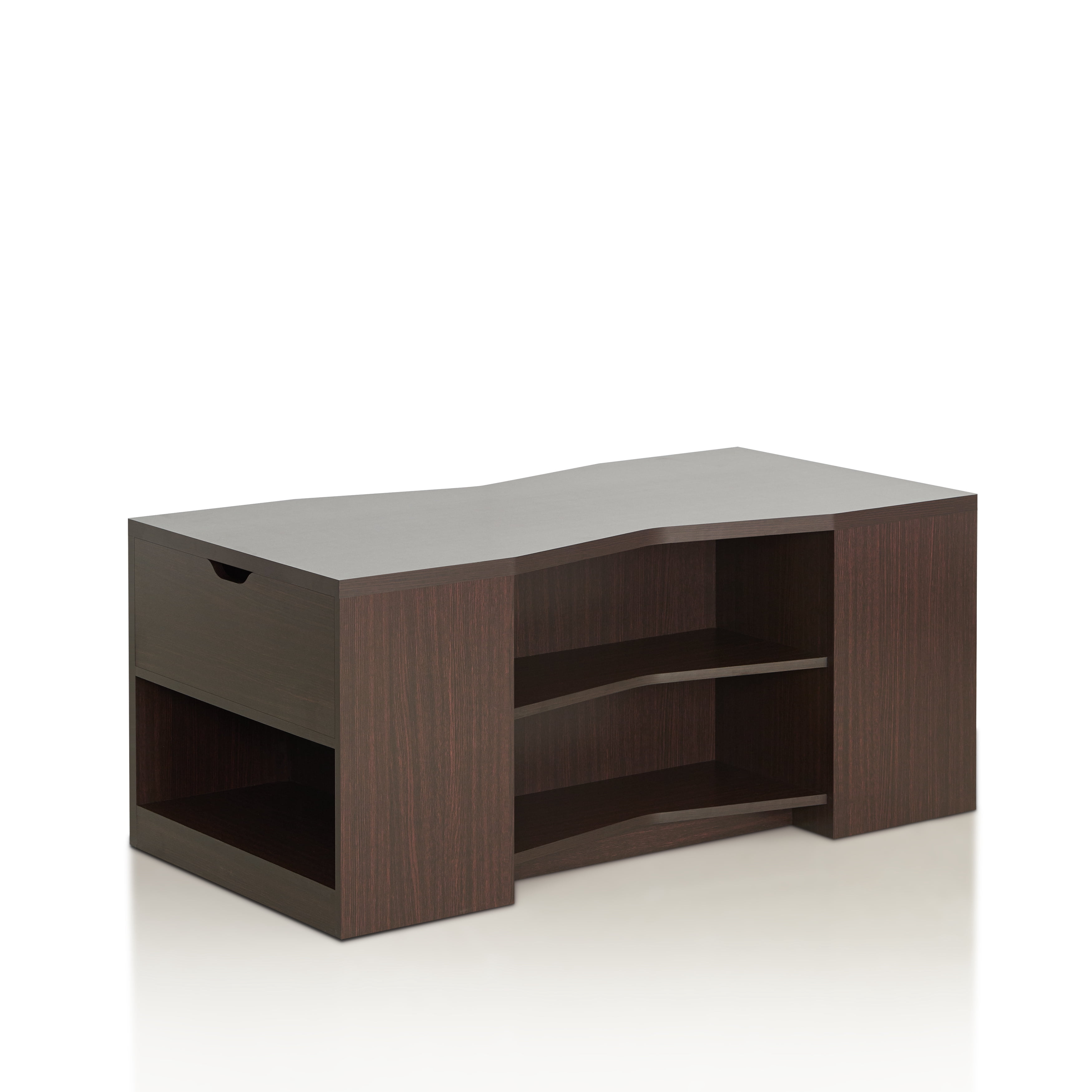 Furniture of America Benzino Contemporary Coffee Table, Walnut