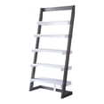 thumbnail image 1 of Furniture of America Berga 5 Shelf Bookcase, White/Gray, 1 of 5