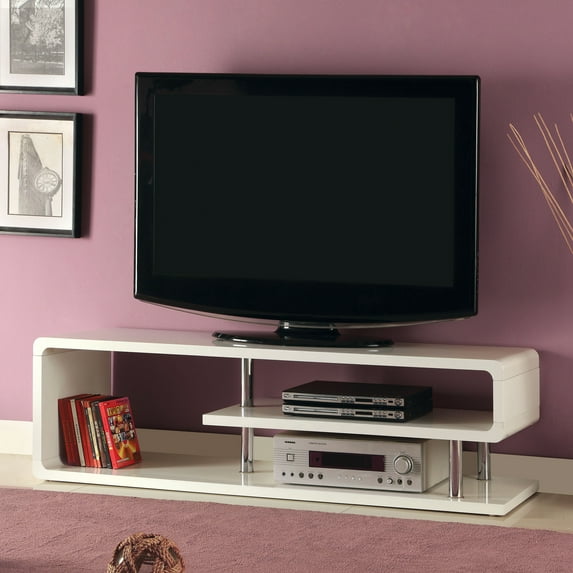 Furniture of America Bernadette TV Stand for TVs up to 60", White