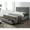 thumbnail image 1 of Furniture of America Bethn Transitional Fabric Storage Cal King Bed in Gray, 1 of 1