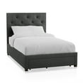 thumbnail image 1 of Furniture of America Bethn Transitional Fabric Storage Twin Bed in Dark Gray, 1 of 6