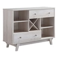 thumbnail image 1 of Furniture of America Bogt Multi-Storage Buffet, White Oak, 1 of 6