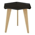 thumbnail image 1 of Furniture of America Bok Modern Chic Metal Tray-Top End Table in Black, 1 of 9