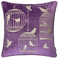 thumbnail image 1 of Furniture of America Brantley Fabric Throw Pillow in Purple (Set of 2), 1 of 6