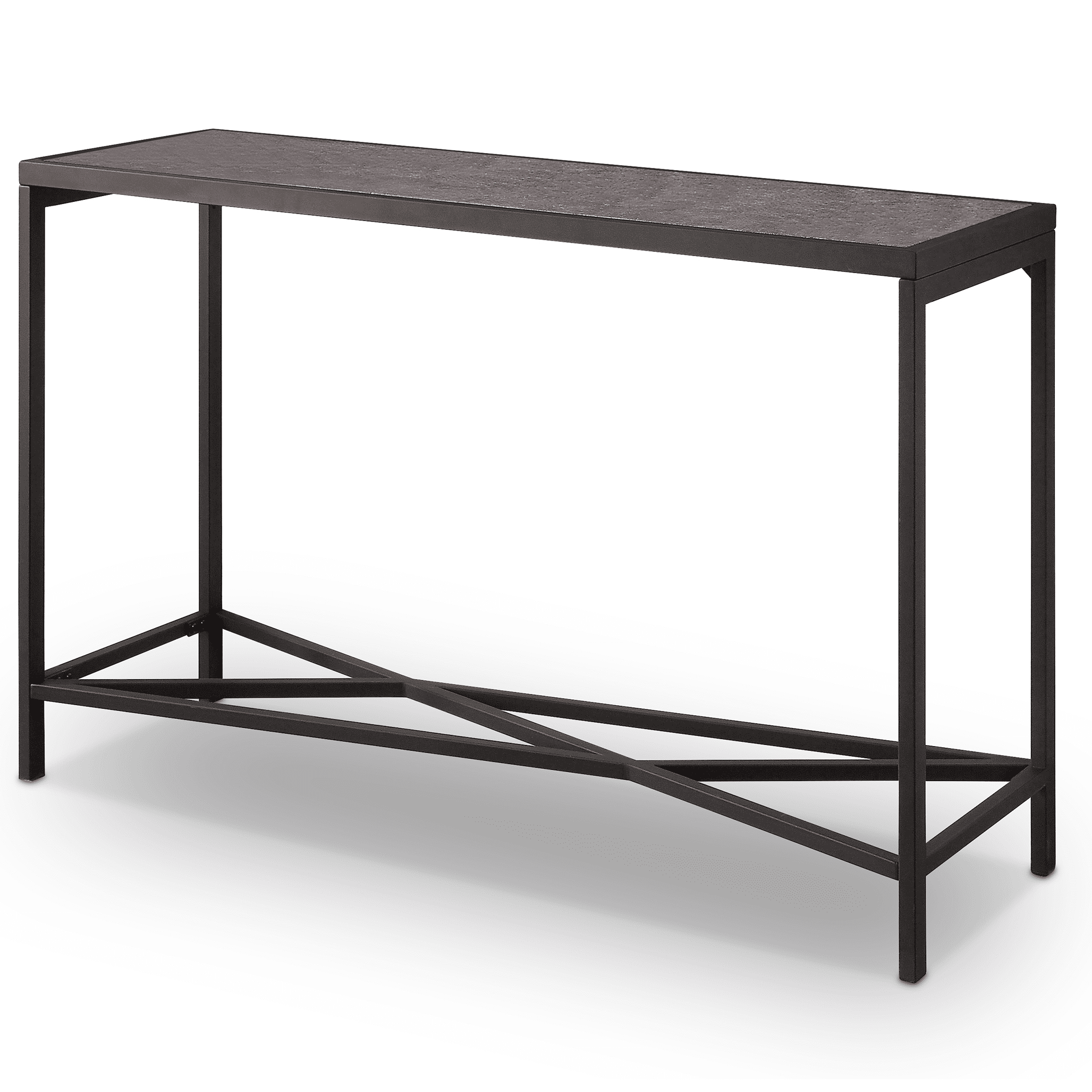 Furniture of America Breza Console Table, Gray/Black