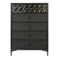 thumbnail image 1 of Furniture of America Brio 5-Drawer Solid Wood Adult Bedroom Chest, Espresso, 1 of 13