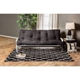 thumbnail image 1 of Furniture of America Brocko Contemporary Fabric 8-inch Futon Mattress in Black, 1 of 2