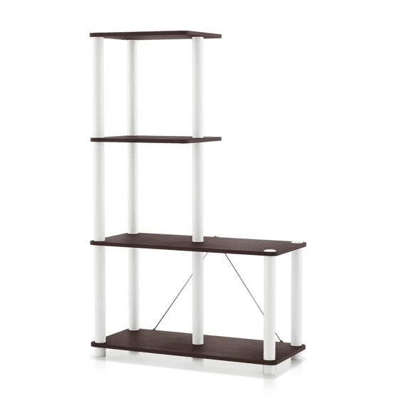 Furniture of America Brooks Adult Open Display Shelf Bookcase, 4-Cube Shelves, Espresso