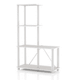 thumbnail image 1 of Furniture of America Brooks Adult Open Display Shelf Bookcase, 4-Cube Shelves, Greige, 1 of 15