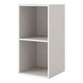 thumbnail image 1 of Furniture of America Brooks Stackable 2-Cube Wood Gray Bookcase, 1 of 10