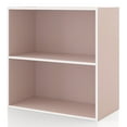 thumbnail image 1 of Furniture of America Brooks Stackable 2-Tier Wood Light Pink Kids Bookcase, 1 of 8