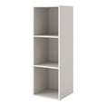 thumbnail image 1 of Furniture of America Brooks Stackable 3-Cube Wood Gray Bookcase, 1 of 12