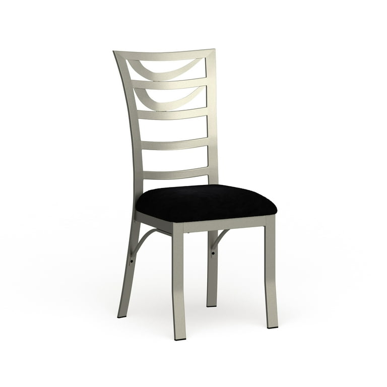 Furniture of America Caia Modern Silver Metal Dining Chairs Set of 2 by