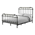 thumbnail image 1 of Furniture of America Cecil Transitional Metal Queen Spindle Bed in Antique Black, 1 of 6
