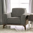 thumbnail image 1 of Furniture of America Celiq Mid-Century Modern Fabric Upholstered Chair in Gray, 1 of 7