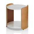 thumbnail image 1 of Furniture of America Cello End Table in White, 1 of 3