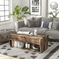 thumbnail image 1 of Furniture of America Chet Lift-Top Coffee Table, Brown Barn, 1 of 16