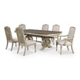 thumbnail image 1 of Furniture of America Clyde Wood 7-Piece Dining Table Set in Antique White, 1 of 9