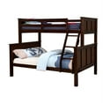 thumbnail image 1 of Furniture of America Cory Wood Twin over Full Bunk Bed in Dark Walnut, 1 of 4