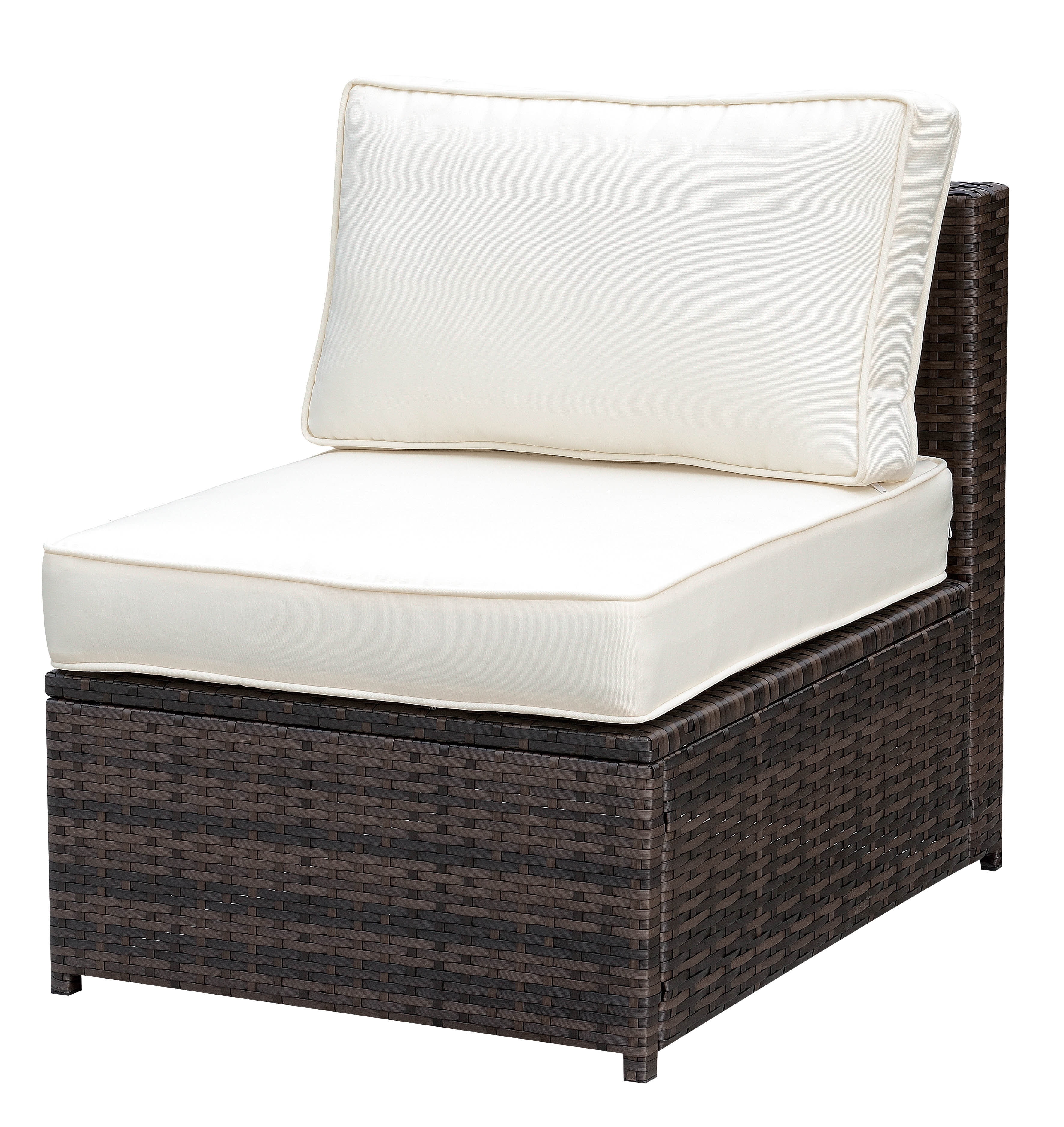 Furniture of America Dannica Outdoor Armless Chair
