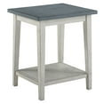 thumbnail image 1 of Furniture of America Deldrin Wood 1-Shelf Side Table in Blue, 1 of 5
