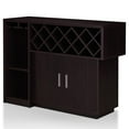 thumbnail image 1 of Furniture of America Derick Wood Multi-Storage Buffet Cabinet in Espresso, 1 of 9