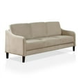 thumbnail image 1 of Furniture of America Derra Contemporary Fabric Upholstered Sofa in Beige, 1 of 4