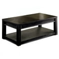 thumbnail image 1 of Furniture of America Deston Wood 1-Shelf Coffee Table in Antique Black, 1 of 7