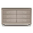 thumbnail image 1 of Furniture of America Devado Contemporary Wood 6-Drawer Dresser in Rose Gold, 1 of 5