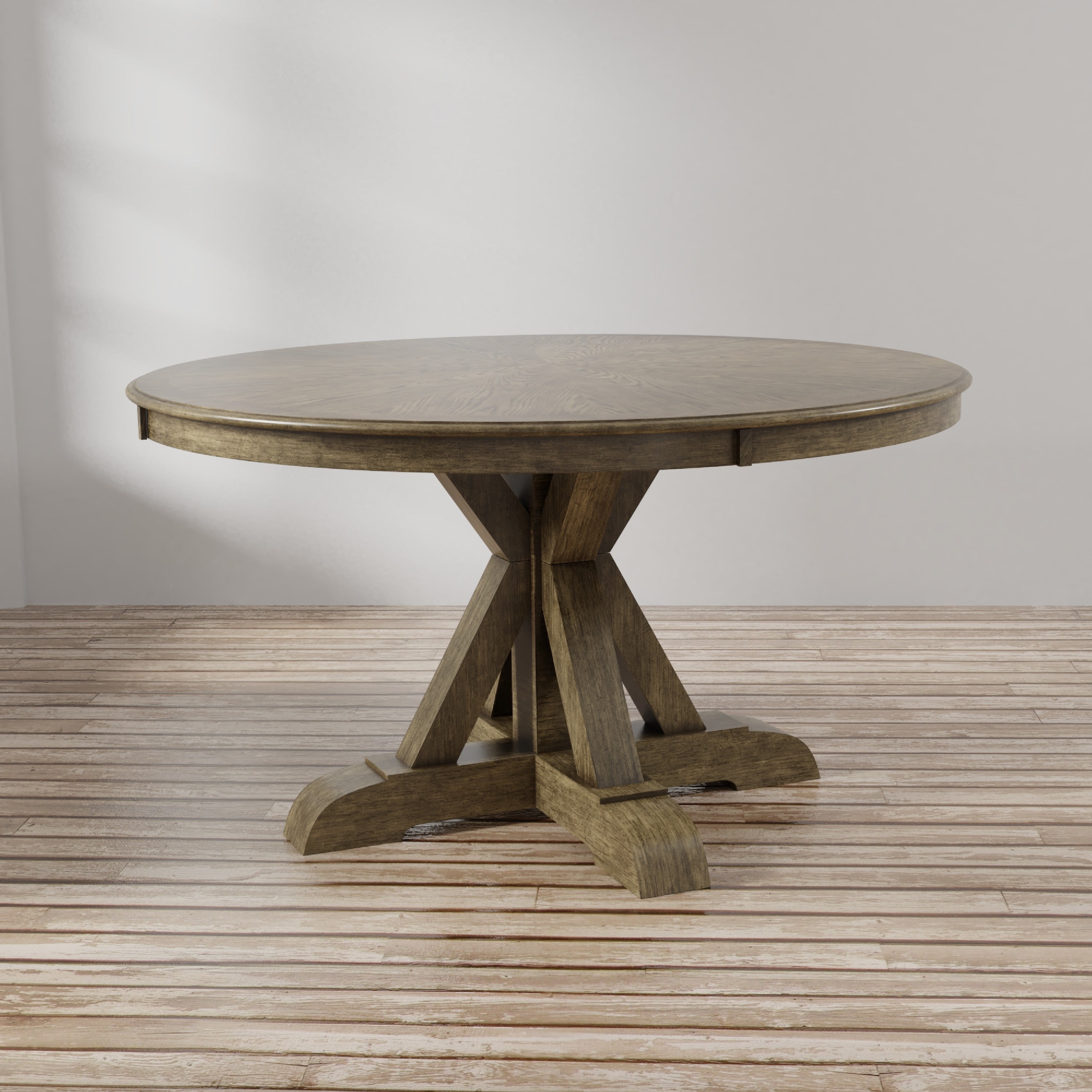 54 inch round dining clearance table with leaf