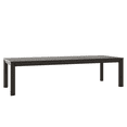 thumbnail image 1 of Furniture of America Direx 118" Solid Wood Rectangle Indoor Dining Table, Weathered Black, 1 of 13