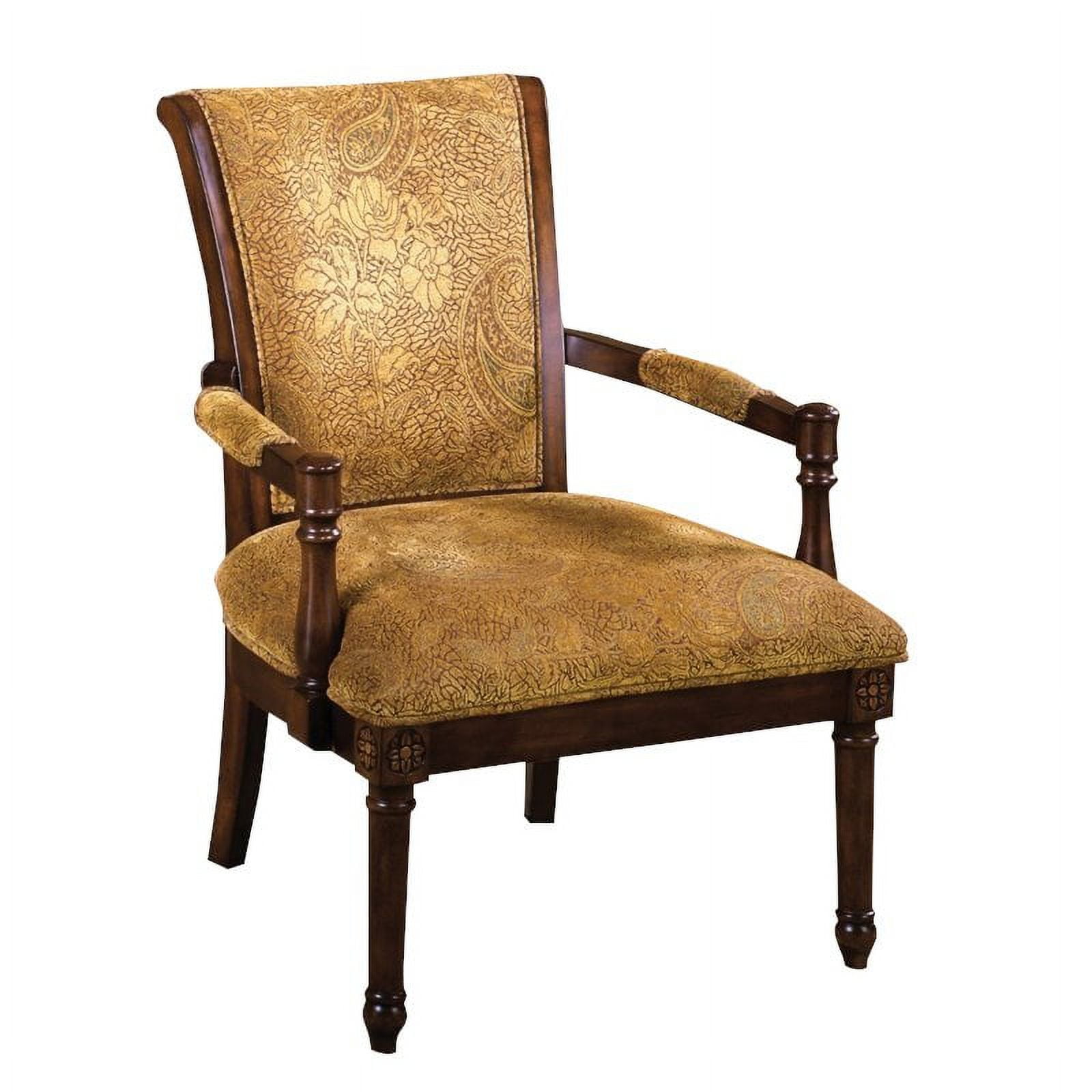 Furniture of America Dirk Traditional Wood Padded Accent Chair in