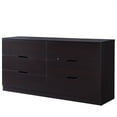thumbnail image 1 of Furniture of America Drego 6-Drawer Dresser, Cappuccino, 1 of 6