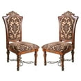 thumbnail image 1 of Furniture of America Eleanora Wood Dining Side Chair in Brown Cherry (Set of 2), 1 of 12
