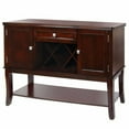 thumbnail image 1 of Furniture of America Ellenwood Wood Multi Storage Server in Espresso, 1 of 2