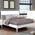 thumbnail image 1 of Furniture of America Farrah I Platform Bed, Eastern King, White, 1 of 5