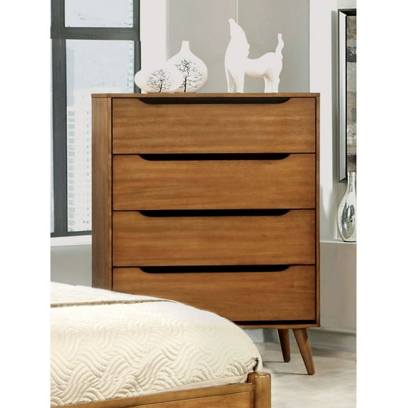 Furniture of America Farrah Modern 4-Drawer Chest, Multiple Colors
