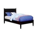 thumbnail image 1 of Furniture of America Farrah Wood Platform Bed, Black, Full, 1 of 5